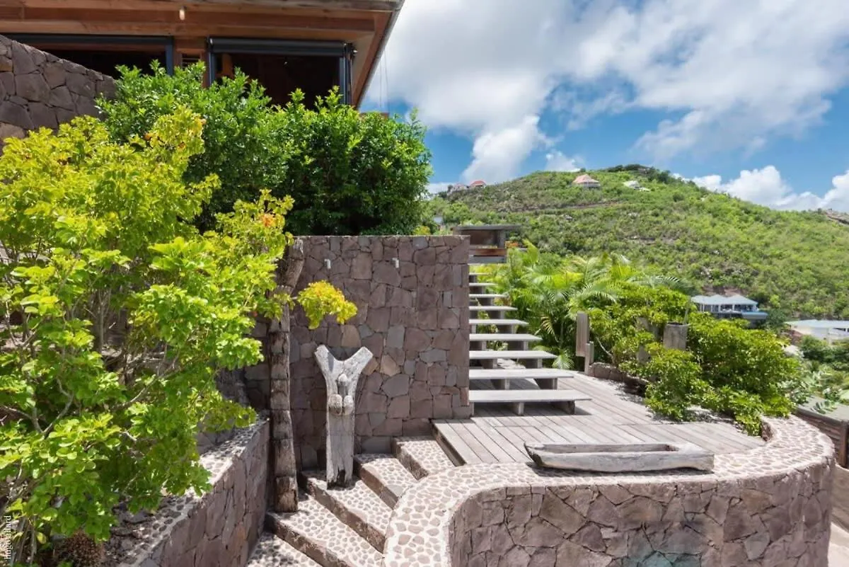 Chic Safari Style Villa With Beautiful Island Views St. Barthelemy